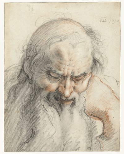 Busto de un anciano, 1610 de Hendrik Goltzius